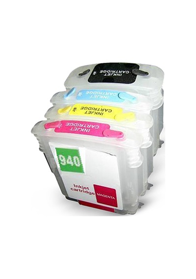 Hp 940 Uyumlu Kolay Dolan Kartuşları Dolu - Hp Pro 8500/ 8000/ 8500/ 8500a 1008.03.011 Bk Gift