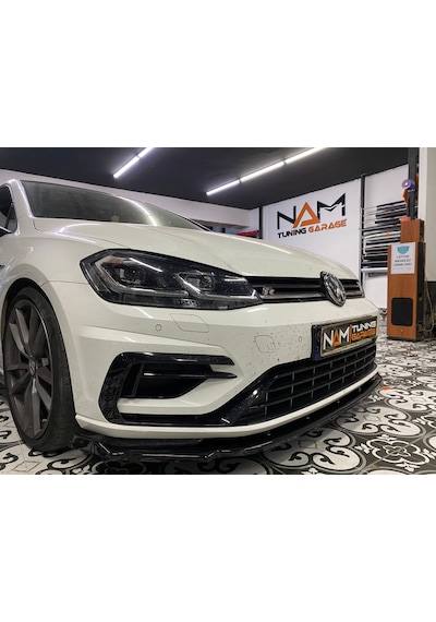 Vw Golf 7 - 7.5 R Ön Tampon Lipi Plastik Piano Black