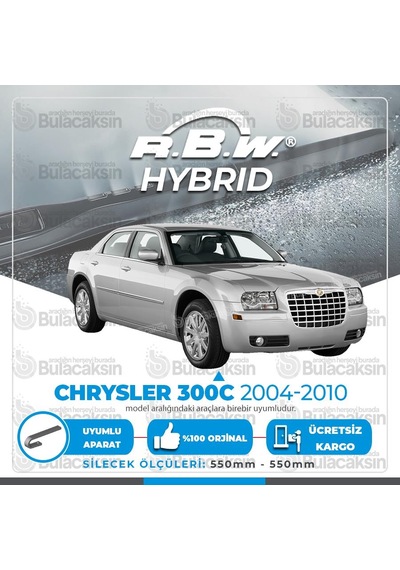 Chrysler 300C Ön Silecek Takımı (2004-2010) RBW Hibrit