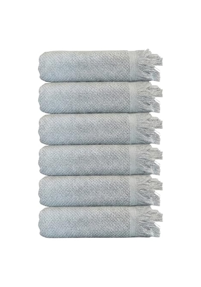 Tr 6 Li Jelena El Havlusu Seti 50x90 Cm - Yuzde 100 Pamuk Puskullu Havlu Yumusak Ve Emici Otel Spa Banyo Mutfak Icin Oek Diğer