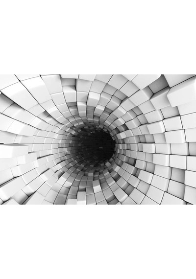 3D Derinlik Geometrik Duvar Kağıdı