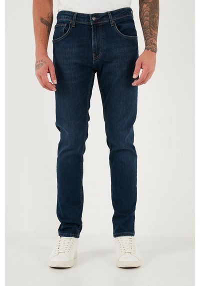 Buratti Pamuklu Slim Fit Yüksek Bel Dar Paça Jeans Erkek Kot Pantolon 3300C28Tokyo Lacivert Buratti Pamuklu Slim Fit Yüksek Bel Dar Paça Jeans Erkek Kot Pantolon 3300C28Tokyo Lacivert