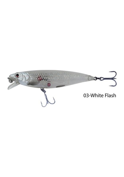 Savage Gear 3D Twitch Minnow 6,6Cm 5G Suni Yem 03-White Flash