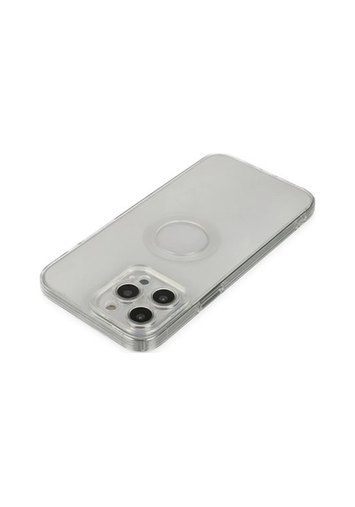 Apple Apple Uyumlu iPhone 14 Pro Max Kılıf Santa Lens Silikon - Şeffaf 0.2M-Çok Renkli