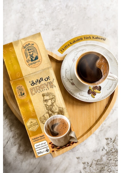 Elrayık Orta Kavrulmuş Extra Kakuleli Türk Kahvesi 180 G