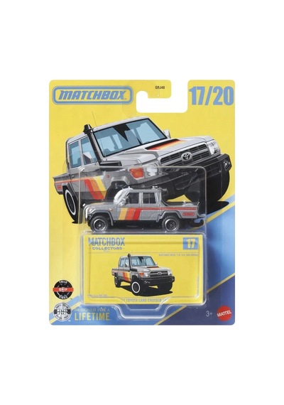 Matchbox 1977 Toyota Land Cruiser Pickup Collectors 17/20 Gri Metal Diecast Araç