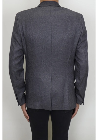 Dmctekstil Duayen Erkek Camel İtalyan Kesim Dar Kalıp Tek Düğme Yazlık Blazer Ceket Füme