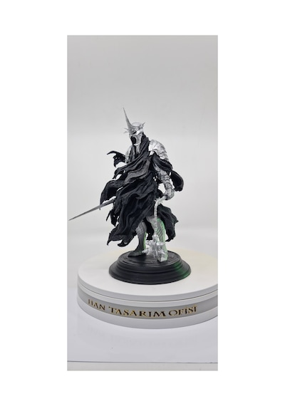 Witch King Angmar Nazgül Sauron Yüzüklerin Efendisi 26 Cm 2 Silahlı Figür