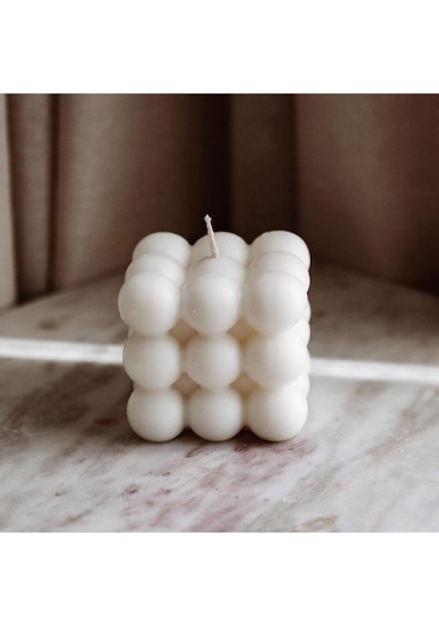 Bernami Mumluk Şamdanpinterest 2 Li Bubble Candle Mum Kokulu Dekoratif Mum El Yapımı Diğer