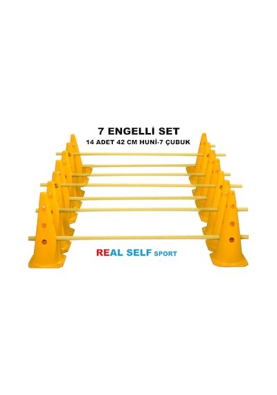 7 Engelli Set 14 Huni-7 Çubuk Seal Self Çok Renkli