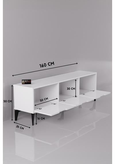 Royal Tv Sehpası Suntalam Beyaz 160x35