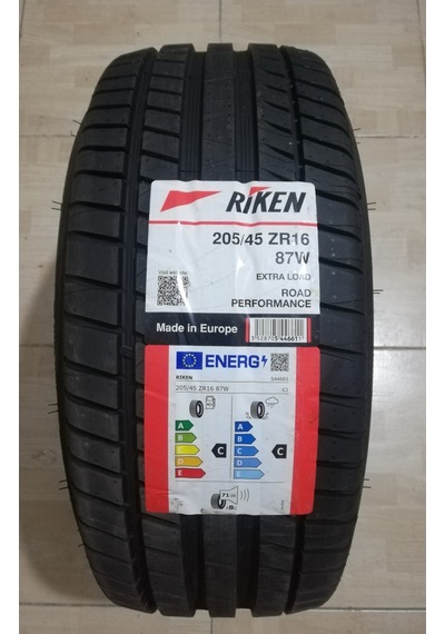 Riken 205/45 R16 87W XL Road Performance Yaz Lastiği 2022