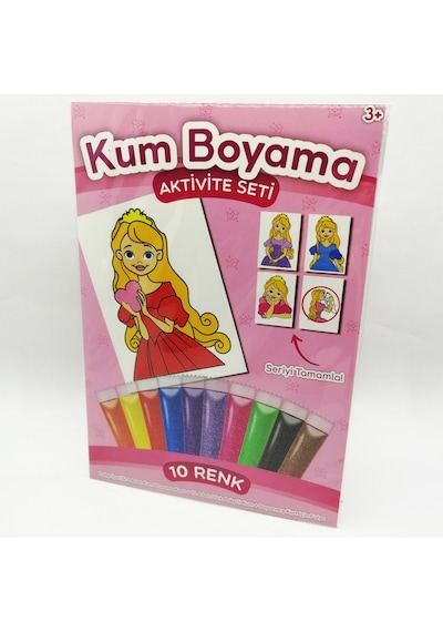Kalpli Prenses Kum Boyama Aktivite Seti
