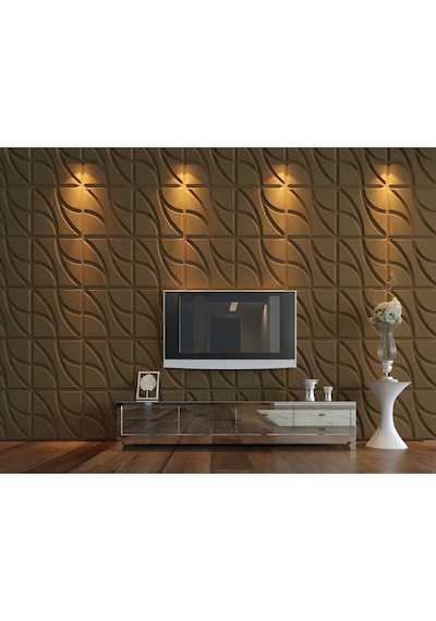 3 Boyutlu Boyanabilir Pvc Duvar Paneli Trend 50-50 Cm 4 Adet-1 Metrekare