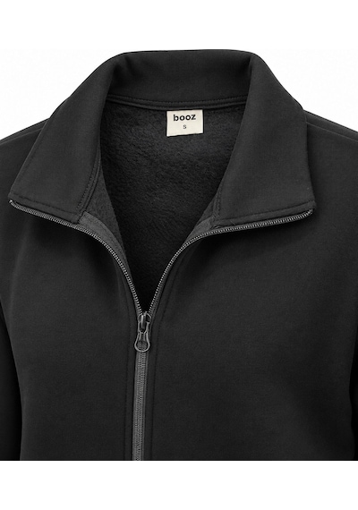 Classics Men Tam Fermuarlı Yakalı Ceket - 7772 Siyah