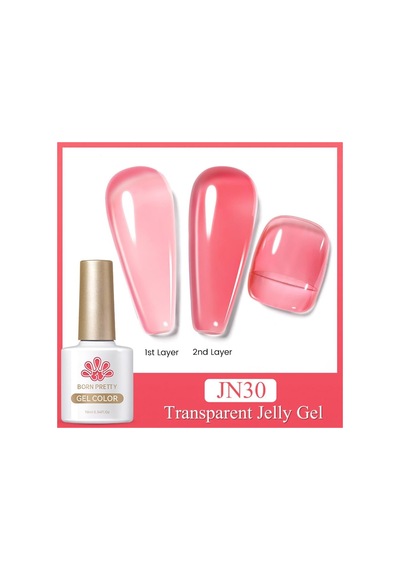Born Pretty 10ml Jelly Nude Seri Kalıcı Oje Jn30 56347