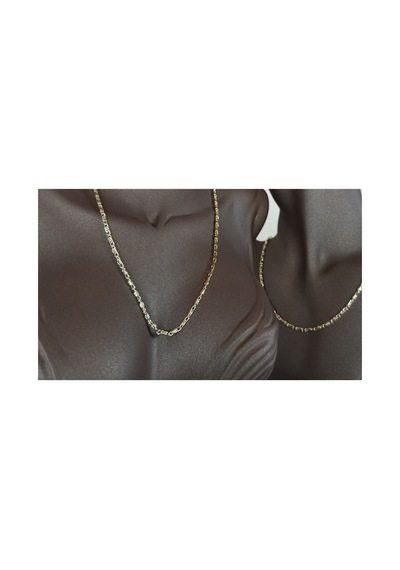 Evania İnce Detay Zincir Vintage Retro Kolye Gold