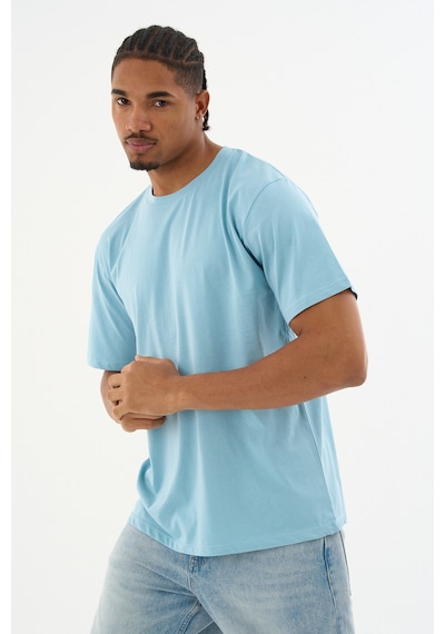 Dechers Erkek %100 Organik Pamuklu Yumuşak Dokulu Comfort Fit Bisiklet Yakalı T-shirt E222 Mavi Dechers Erkek %100 Organik Pamuklu Yumuşak Dokulu Comfort Fit Bisiklet Yakalı T-shirt E222 Mavi