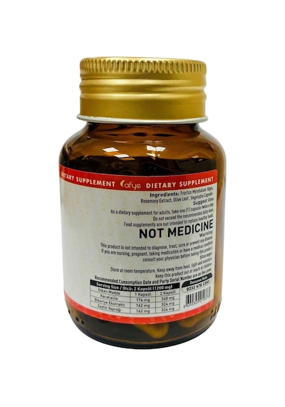 Afye Kbz 60 Kapsül 600 Mg Karahalile-Biberiye-Zeytin Yaprağı