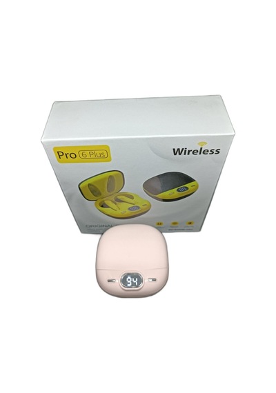 Pro6 Plus Kablosuz Led Işıklı Oyuncu Bluetooth Kulaklık 5.0 Pembe