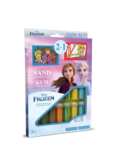 Disney Frozen Iı Elsa & Anna Eğitici Ve Eğlenceli Kum Boyama Seti-red Castle Ds-34