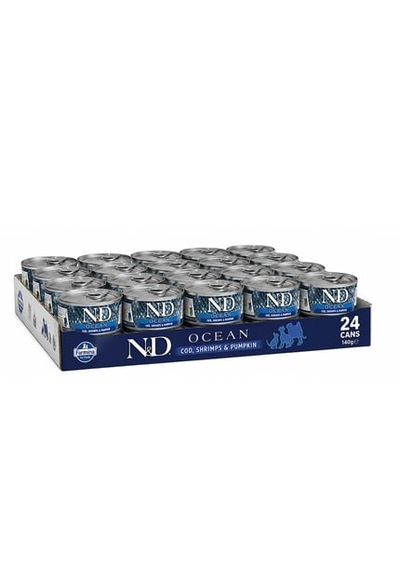 N&d Ocean Morina Balıklı, Balkabaklı Ve Karidesli Tahılsız Yavru Kedi Konservesi 70 G 24 Adet