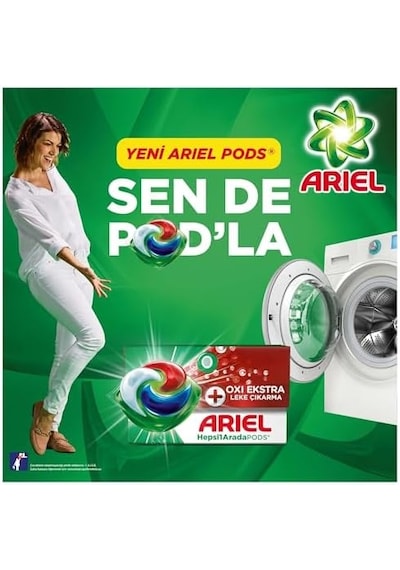 Hepsi1arada Pods Oxi Extra Leke Çıkarma Kapsül Çamaşır Deterjanı Beyazlar Ve Renkliler 10 Yıkama 1000'li Set