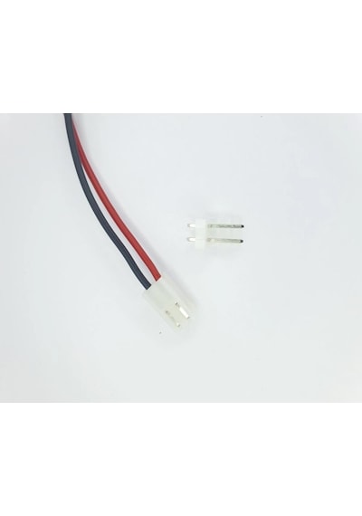 Sanec 3,96mm 2 Pin Kablolu Konnektör Takım 20cm - 0,50mm - Çift Taraflı