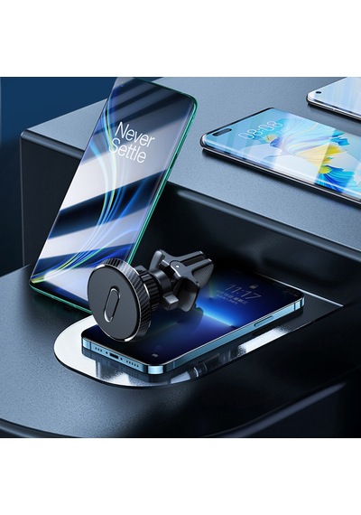 Araç İçi Manyetik Telefon Tutucu Havalandırma Izgarası Uyumlu 360 Döner Mıknatıslı Telefon Standı 36659188
