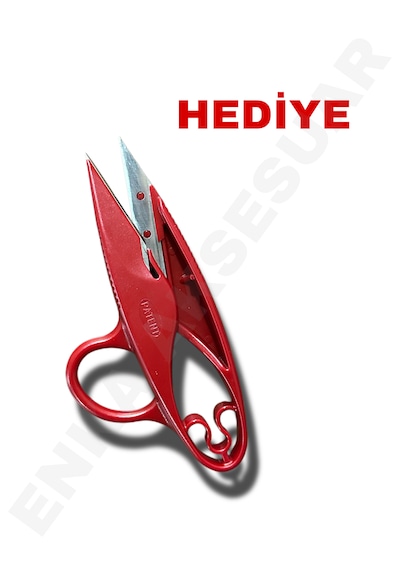 Pın - 1104 10 Inc Siyah Renk Çelik Gövde Profesyonel Terzi Makası