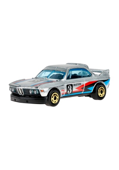 Hot Wheels Silver Series The Hot Ones '73 Bmw 3.0 Csl Race Car - Gümüş Bilstein 3 Uzun Kart 1/64 Çok Renkli