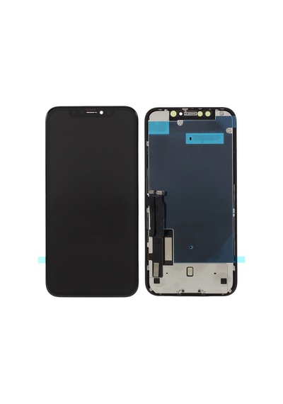 Apple Uyumlu iPhone Xr 6.1 İnç İçin Çerçeveli Ve Metal Levhalı Lcd Ekran Ve Sayısallaştırıcı Düzeneği