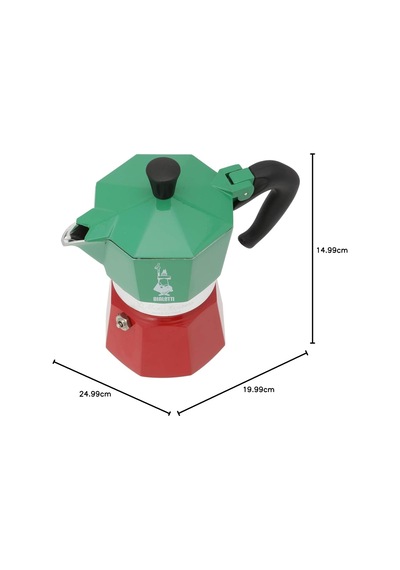 Bialetti - Moka Express Italia: 3 Cups Ocak Üstü Espresso Pişiric