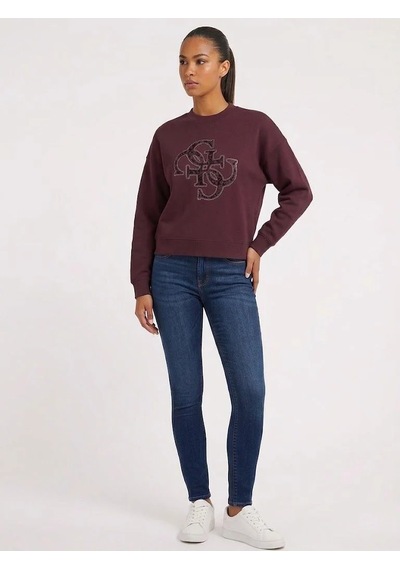 Guess Evelyn Kadın Triko W6br52z1453 Bordo