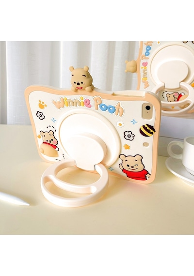 Samsung Galaxy Uyumlu Tab A9 Plus X210 X213 X215 X217 Kılıf Cute Dolls Standlı Eğlenceli 3d Karekterli Çocuk Kılıfı Kılıf