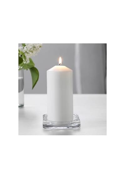 Glasıg Cam Mum Tabağı 10x10 Cm 60259143 Çok Renkli