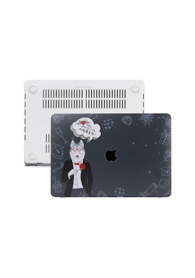 Apple Uyumlu MacBook Pro Kılıf 13 İnç Dog01 Eski Hdmı'lı Model 2012-2015 A1425 A1502 İle Siyah