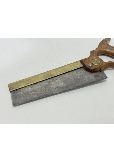 Antika İngiliz Ahşap Testere 37,5cm 001
