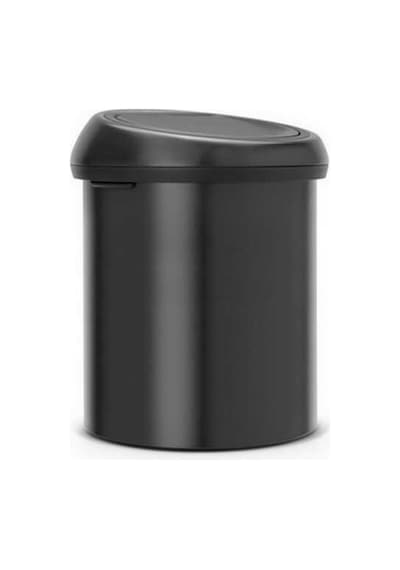 Brabantia Matt Black Dokunmatik Çöp Kovası 60lt Siyah