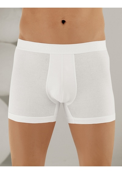 Şahinler 6 Lı Paket Likralı Boxer Beyaz Me031