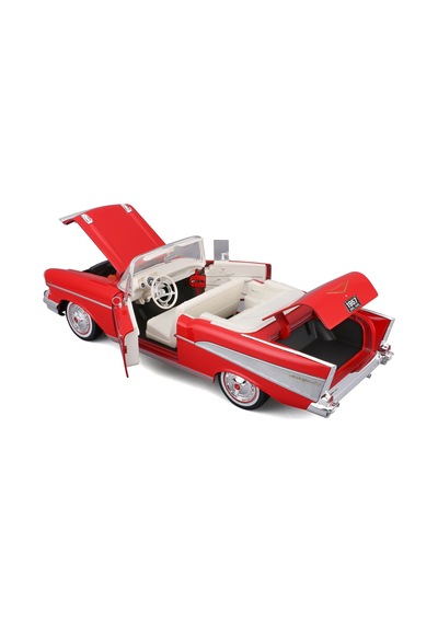 1957 Chevrolet Bel Air Convertible Model Araba 31476 Kırmızı