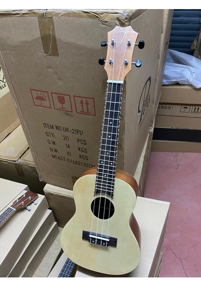 Karma Markalardan Üst Soprano Masif Maun Ağacı Ukulele