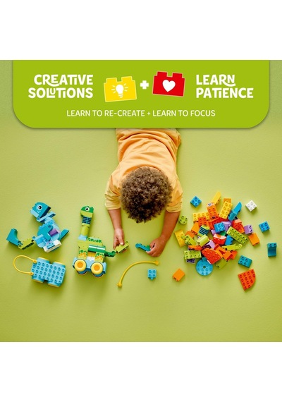 Duplo Kasabası 3 Ü 1 Arada Tekerlekli Dinozorlar 10451