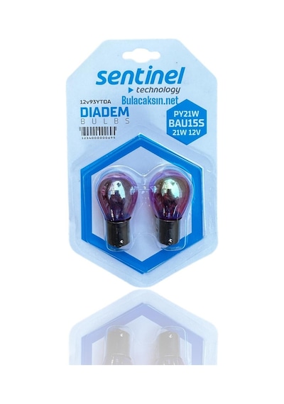 Sentinel Diadem Turuncu 12v 93 Py21w Tek Duy Şaşı Tırnak Ampul 2 Adet