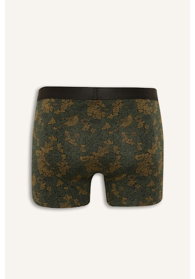 Defacto Regular Fıt Floral 3lü Boxer G9280ax26spgn1192 Yeşil-gn1192