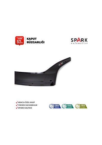 Peugeot Bipper 2007-2016 Yıl Aralığı Ön Kaput Rüzgarlık 3mm