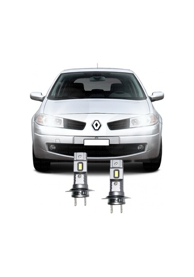 Megane 2 Led Xenon Kısa Far Ampulü Mini Led 2'li Set H7