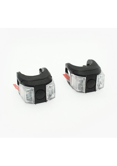Bisiklet Ön + Arka Far Seti Jy-267-6a Silikon Polis Çakarlı