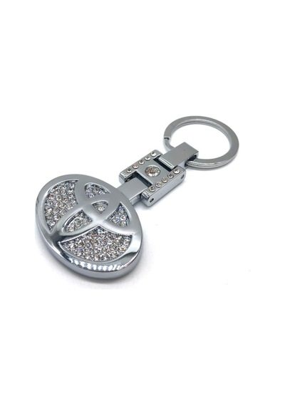 Toyota Uyumlu Taşlı Metal Oto Anahtarlık Car Keychain Auto Stone Keychai