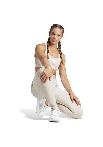 Adidas Hyglm 1/1 L Q4 Kadın Antrenman Taytı Ik5499 Bej Ik5499 Bej